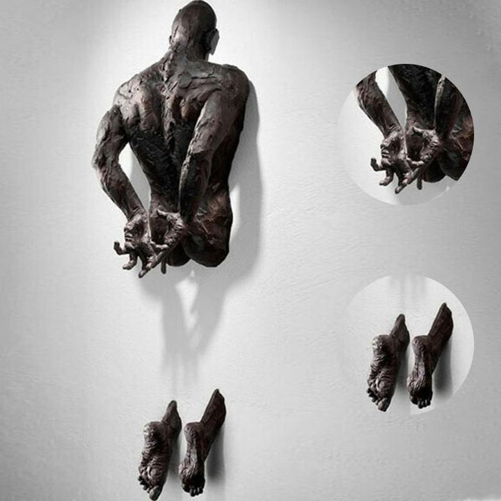 Art of Wall Sculpture Ornament Laget av Resin | Norvo