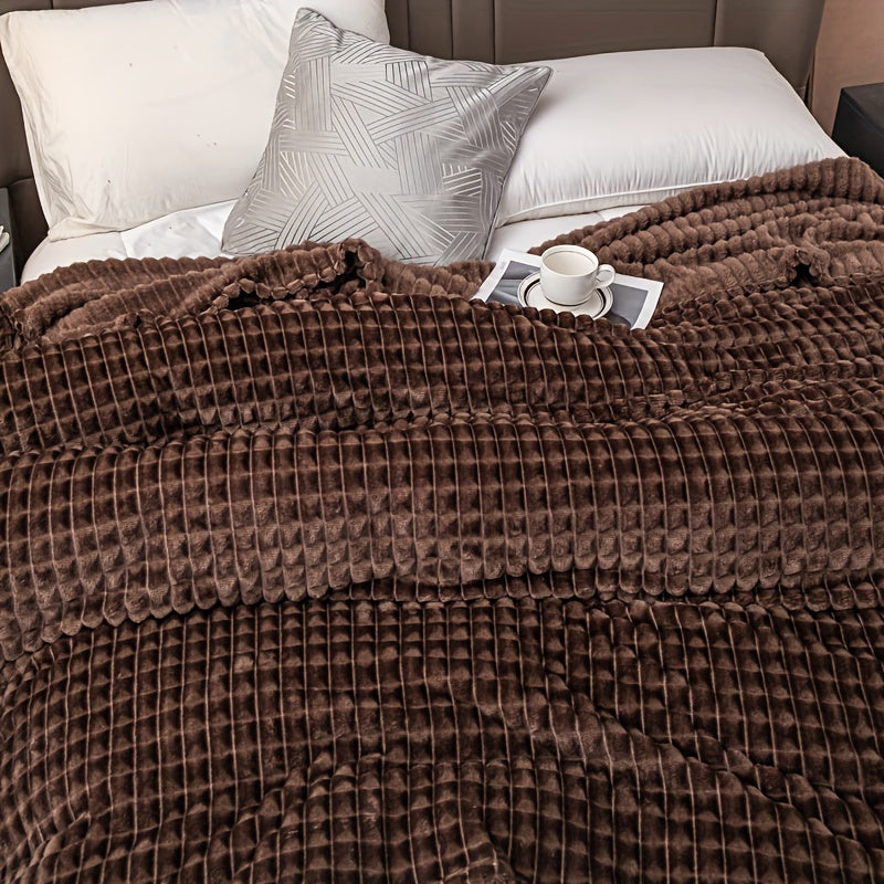 FlannelLuxe – Mykt Fleece Teppe for Comfort Norvo