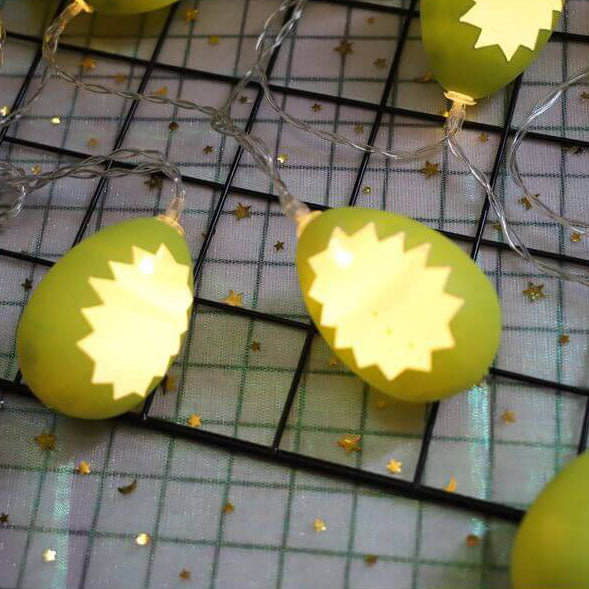 Norvo | Påskebroken egg streng LED dekorative lys