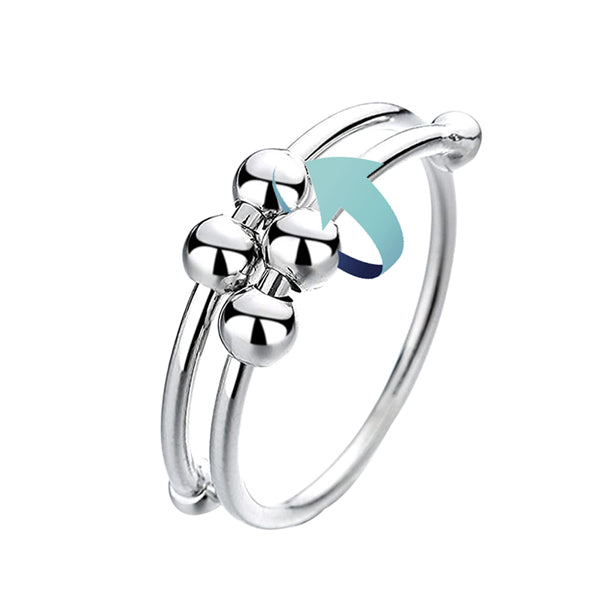 Norvo | 4 Perler Justerbar Angstlindringsring