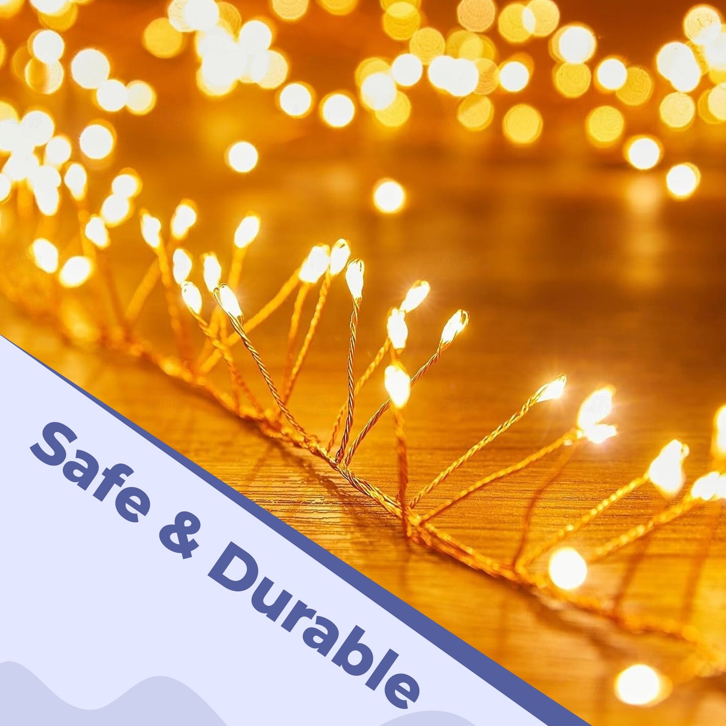 LED Smellbombe Lyskilder – Glitrende Kobbertråd Funksjonell