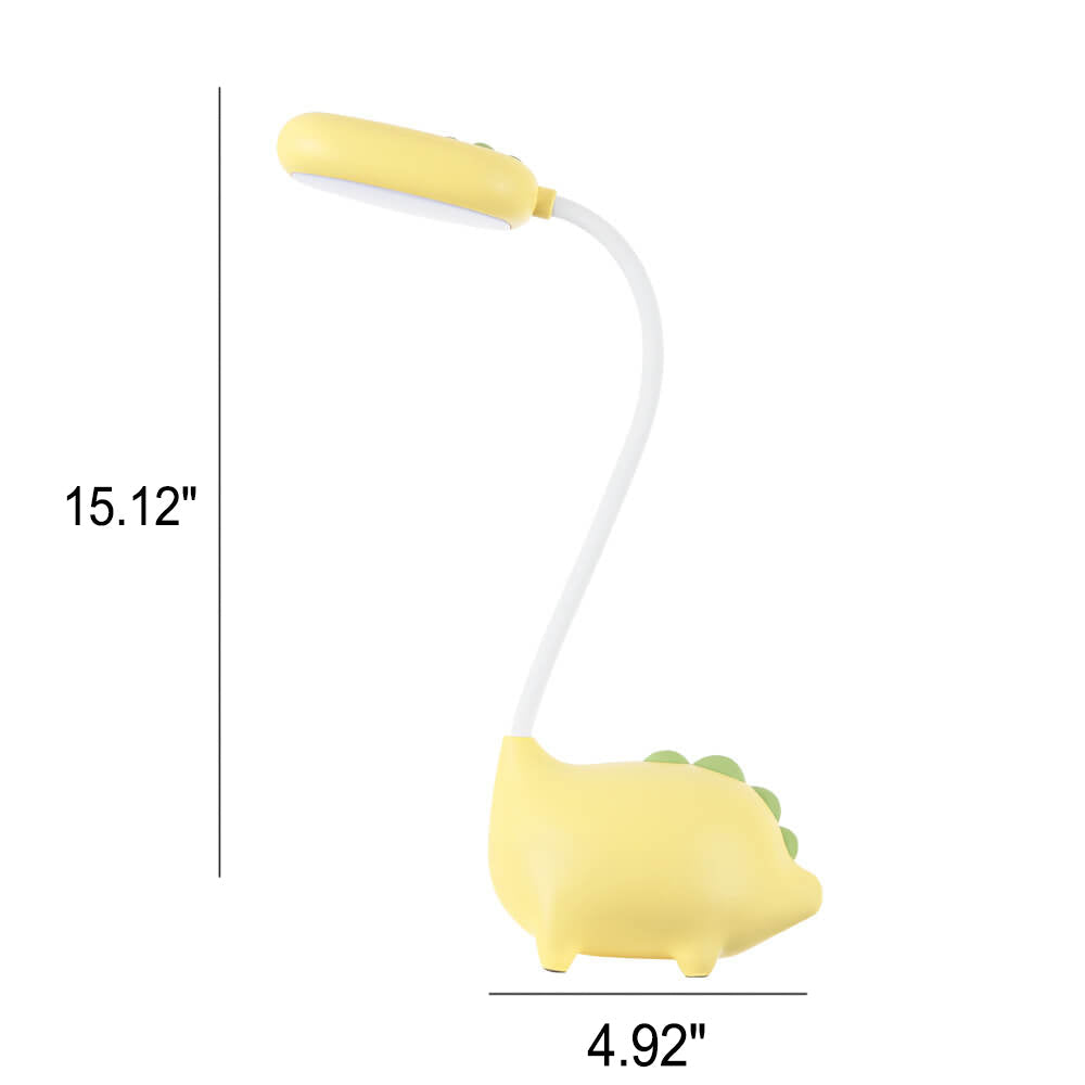 Norvo | Oppladbar LED Skrivebordslampe med Tegneserie Dinosaur Øyepleie