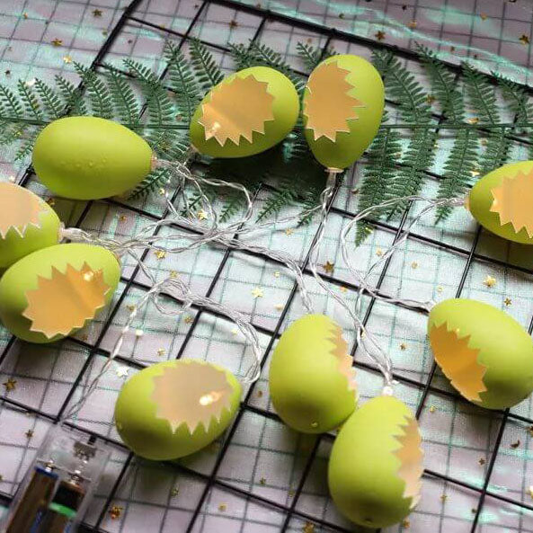 Norvo | Påskebroken egg streng LED dekorative lys