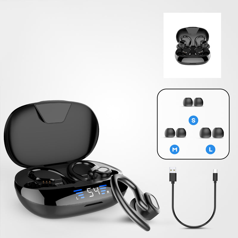 Norvo | Berøringskontroll LED Strømdisplay Sport Hodetelefoner