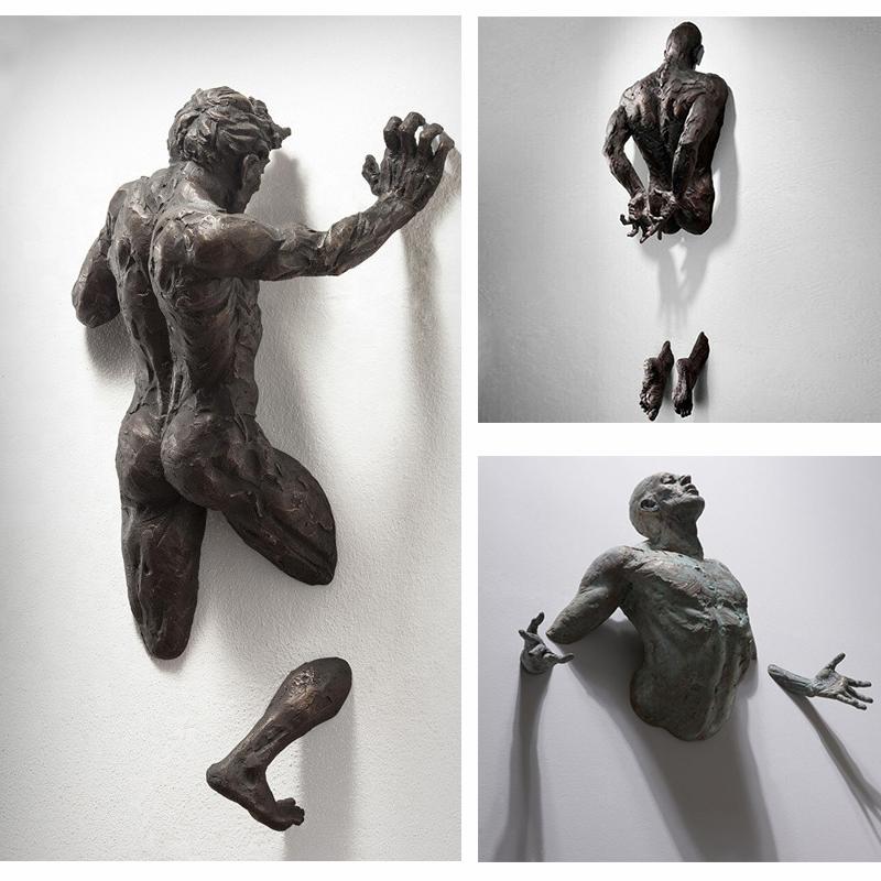 Art of Wall Sculpture Ornament Laget av Resin | Norvo