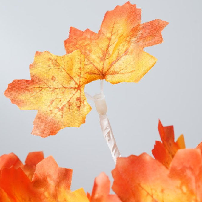 Norvo | Moderne Kreativ Jul Plast Lønnblad Tre Lys LED Dekorativ Bordlampe For Soverom