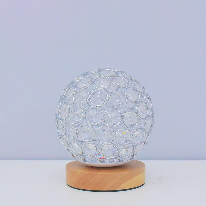 Norvo | Moderne Minimalistisk Rund USB Oppladbar LED Nattlampe Bordlampe