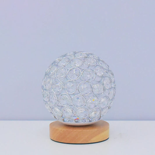 Norvo | Moderne Minimalistisk Rund USB Oppladbar LED Nattlampe Bordlampe
