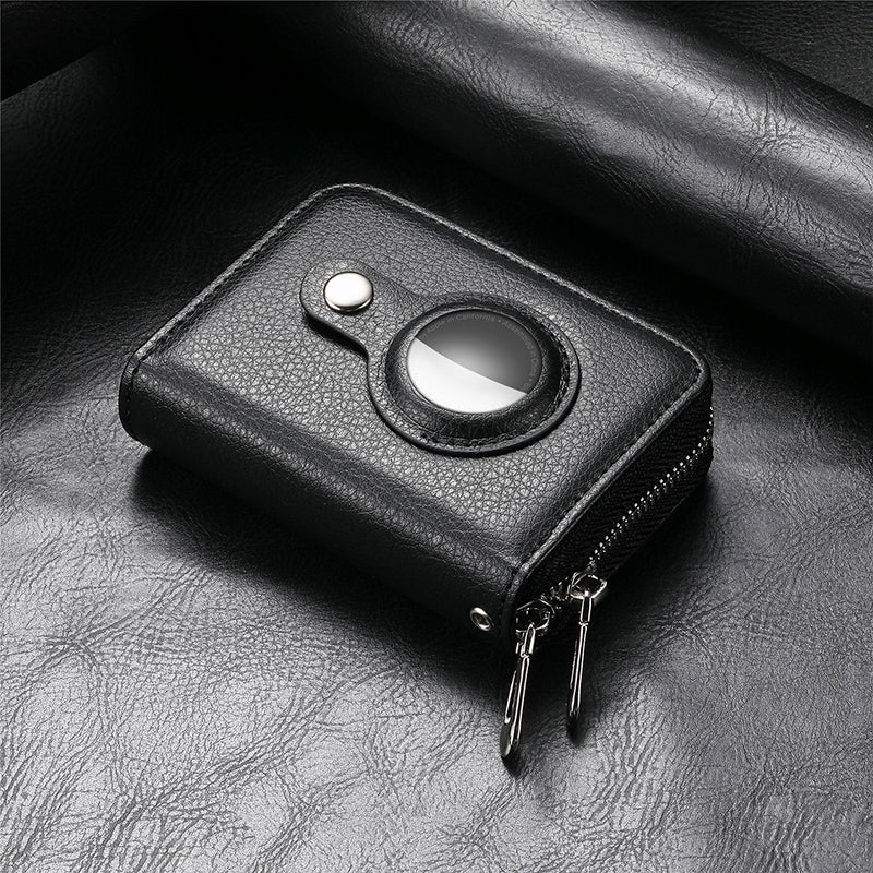 Norvo | Intelligent AirTag-Zip RFID Lær Lommebok