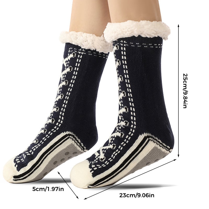 Norvo | Ultra-tykke Cashmere Slippers Sokker S