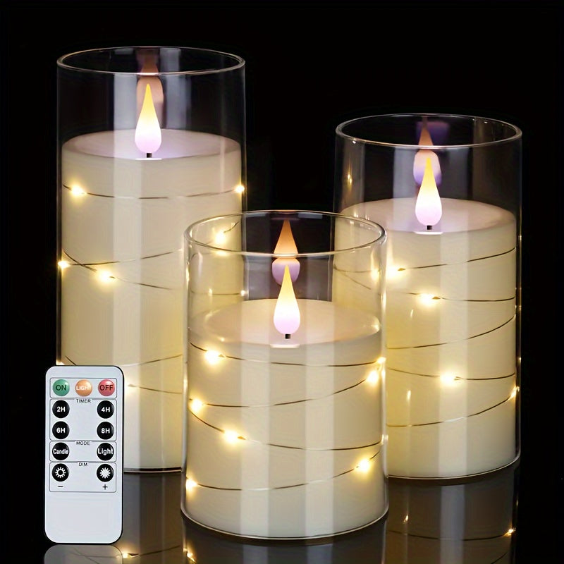 Norvo | SoftFlame - LED Lyssett med Fjernkontroll