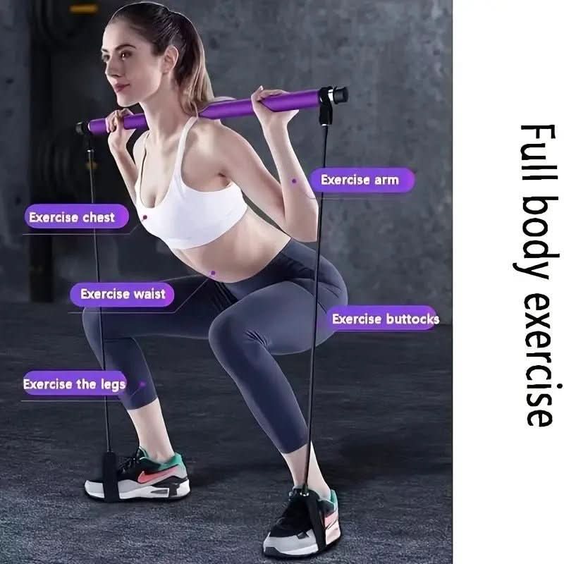 Norvo | Bærbar Pilates treningsenhet med motstandsbånd