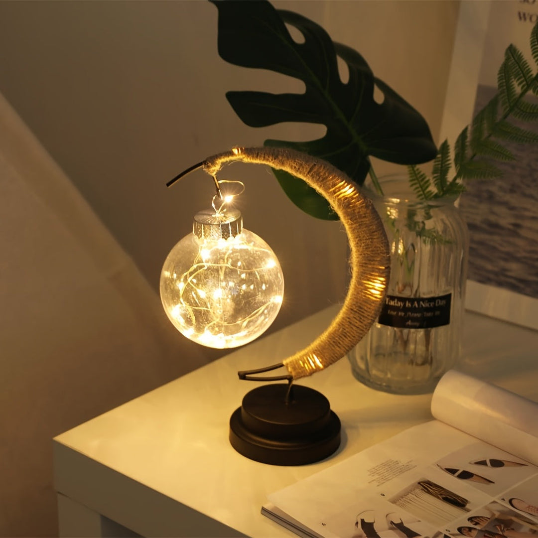 MoonGlow Lampe - Stilig Smijern LED Bordlampe Norvo
