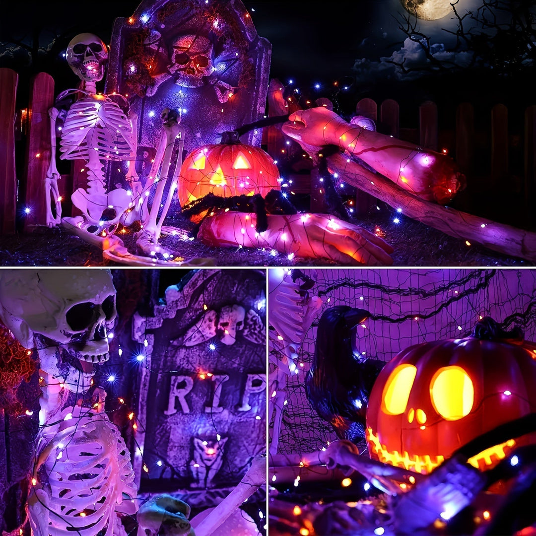 Norvo | Fairy Lights Solar Utendørs Halloween Lyskjede