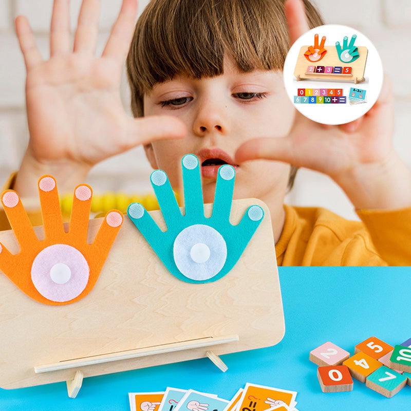 Norvo | 1 Sett med finger telling matte Montessori leker