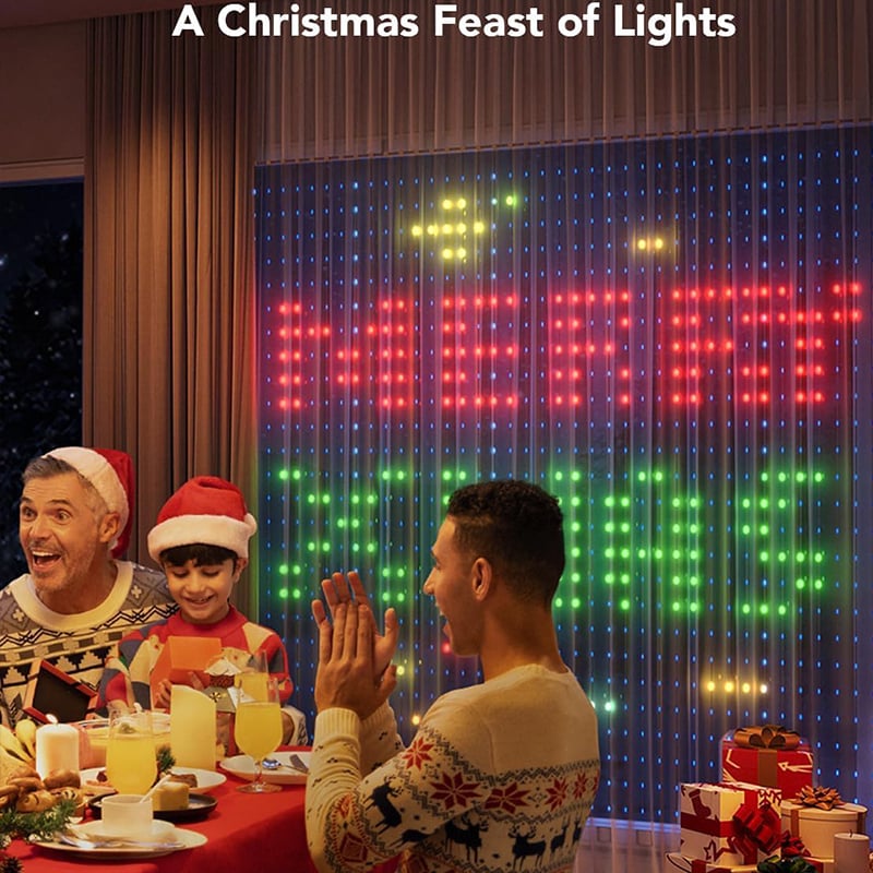 Norvo | Fargebølger LED Gardin Synkelys