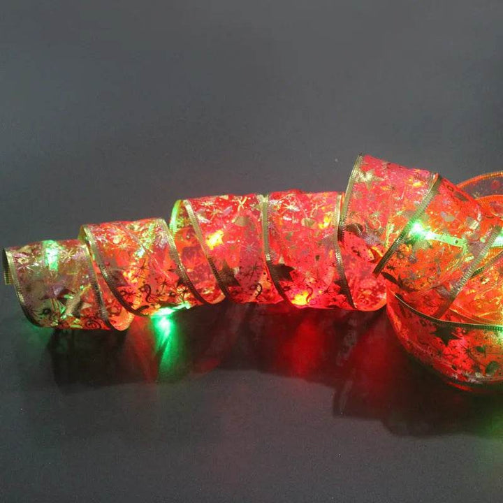 Norvo | LED Lys Hot Stamping Dobbeltlag Bånd Juledekorasjoner