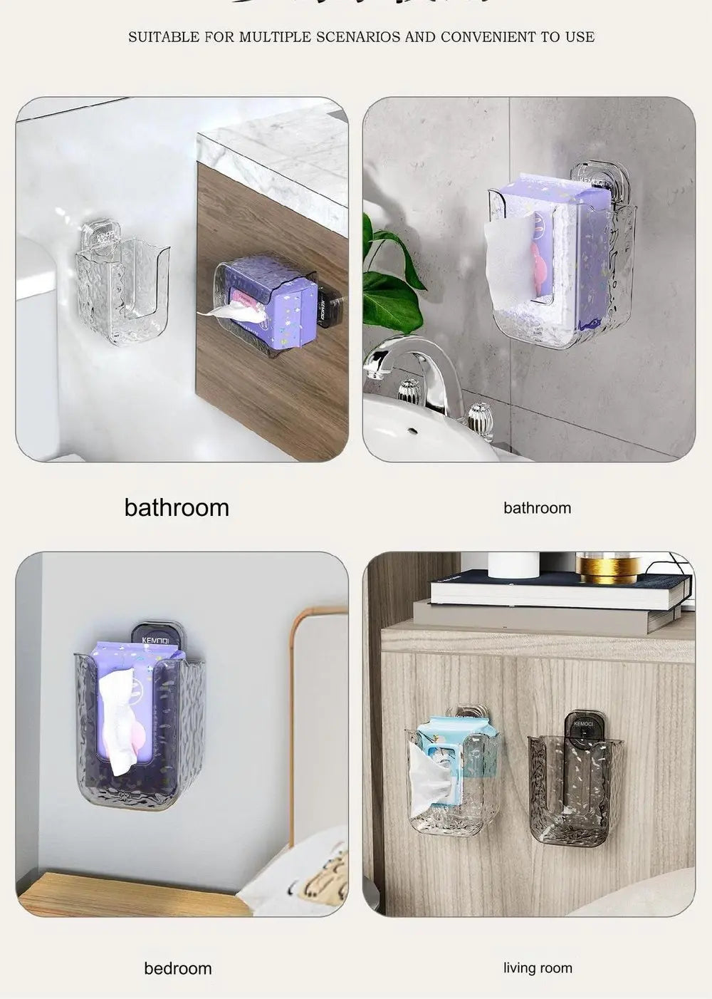 Norvo | GlowFix Vegg Tissue Holder — Ikke mer kaos, badet ditt vil være stilfullt, rent og helt avslappende!