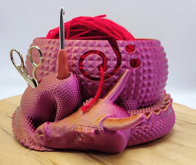 Norvo | Stor Fantasi Drage og Egg Fantasi Bolle Strikking eller Hekling Bolle