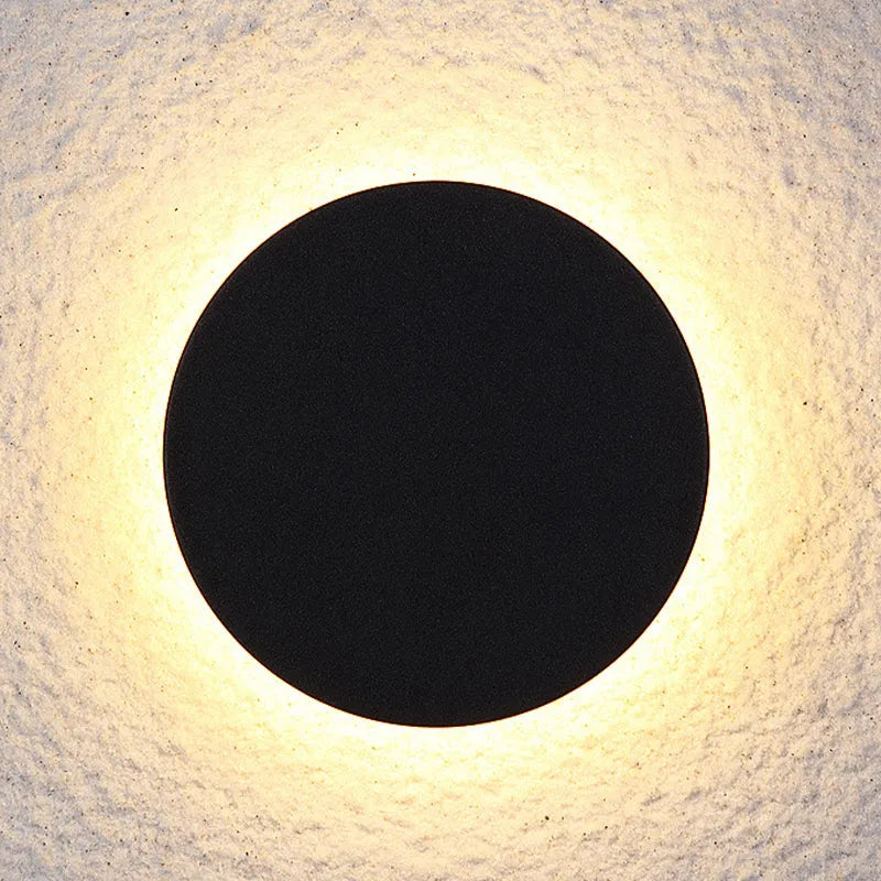 Norvo | Vegglampe Moderne Svart Utendørs LED Lampe