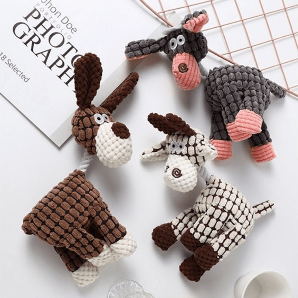 Norvo | Hundelek Plush Chew-set for Aggressiv Lek