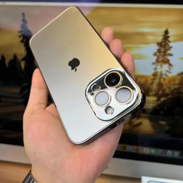 Norvo | Elico Lakkert Matt Akryl Herdet Glass iPhone Beskyttelsesdeksel