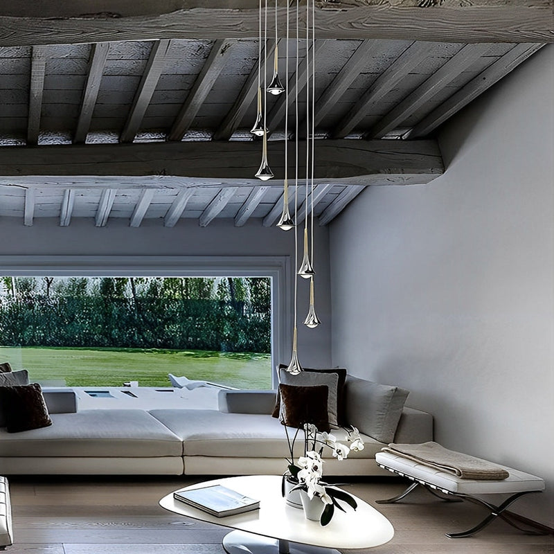 Norvo | CascadeLight - Vanndråpe LED Pendel for Trapper