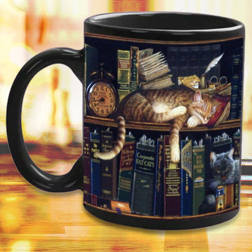 Kat Bok Elsker Keramisk Kaffe Krus | Norvo