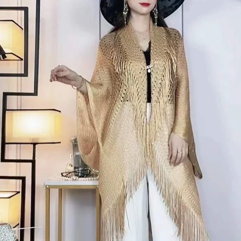 Norvo | Frynse Skjerf med Solbeskyttelse