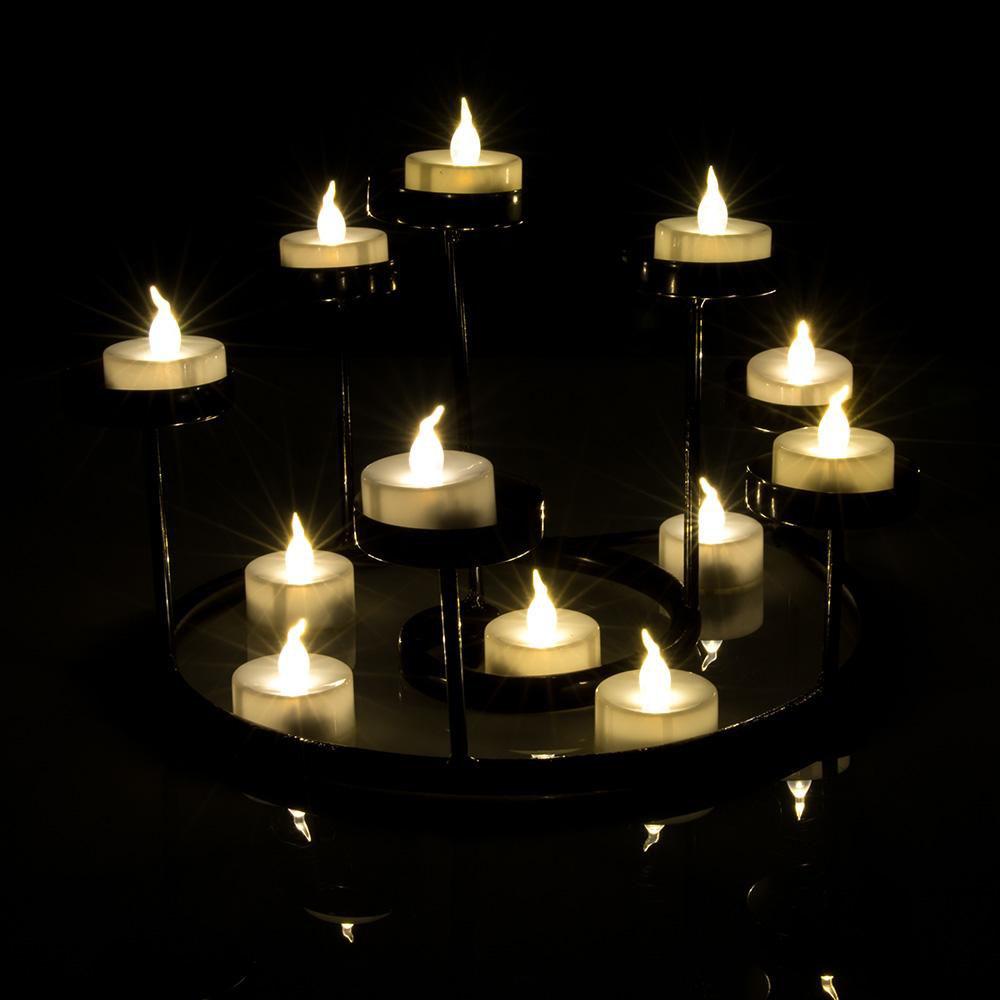Norvo | 100-biter: Hvit LED lys Tealight