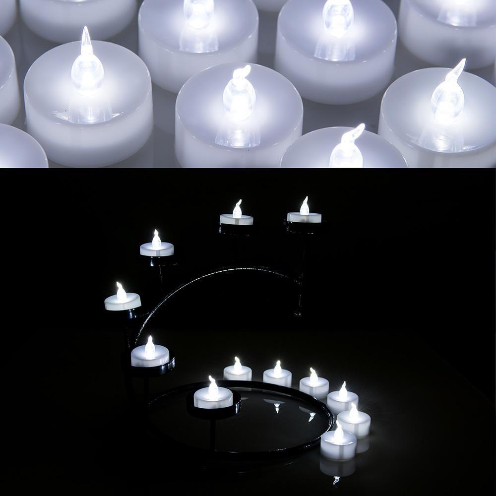 Norvo | 100-biter: Hvit LED lys Tealight