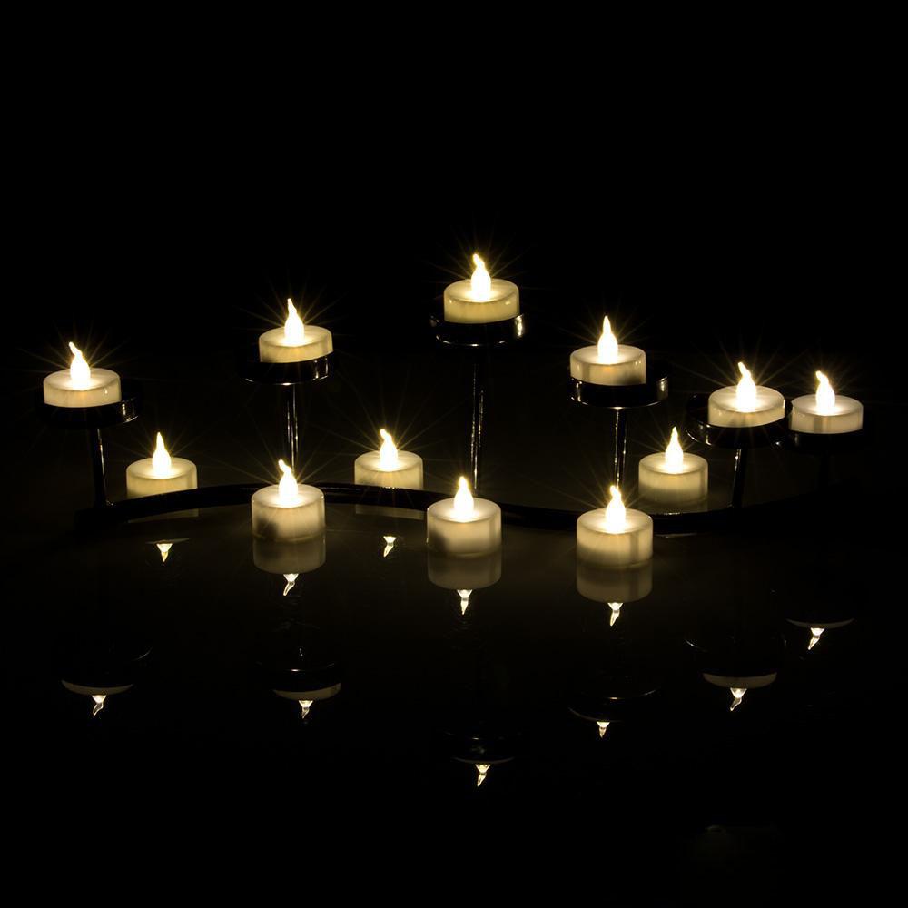 Norvo | 100-biter: Hvit LED lys Tealight