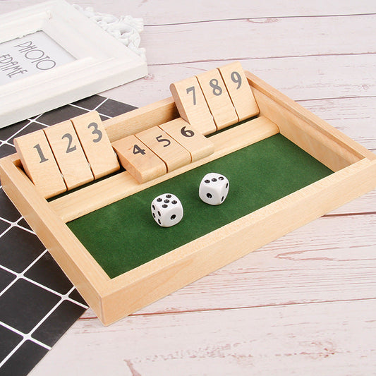 Norvo | Shut The Box Spill - Morsomt Bordmatspill for Voksne & Barn