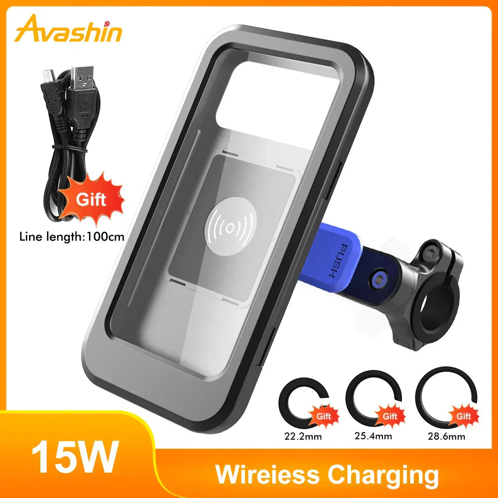 Norvo | 15W Power Bank Vanntett Sykkel Styre Telefonmontering