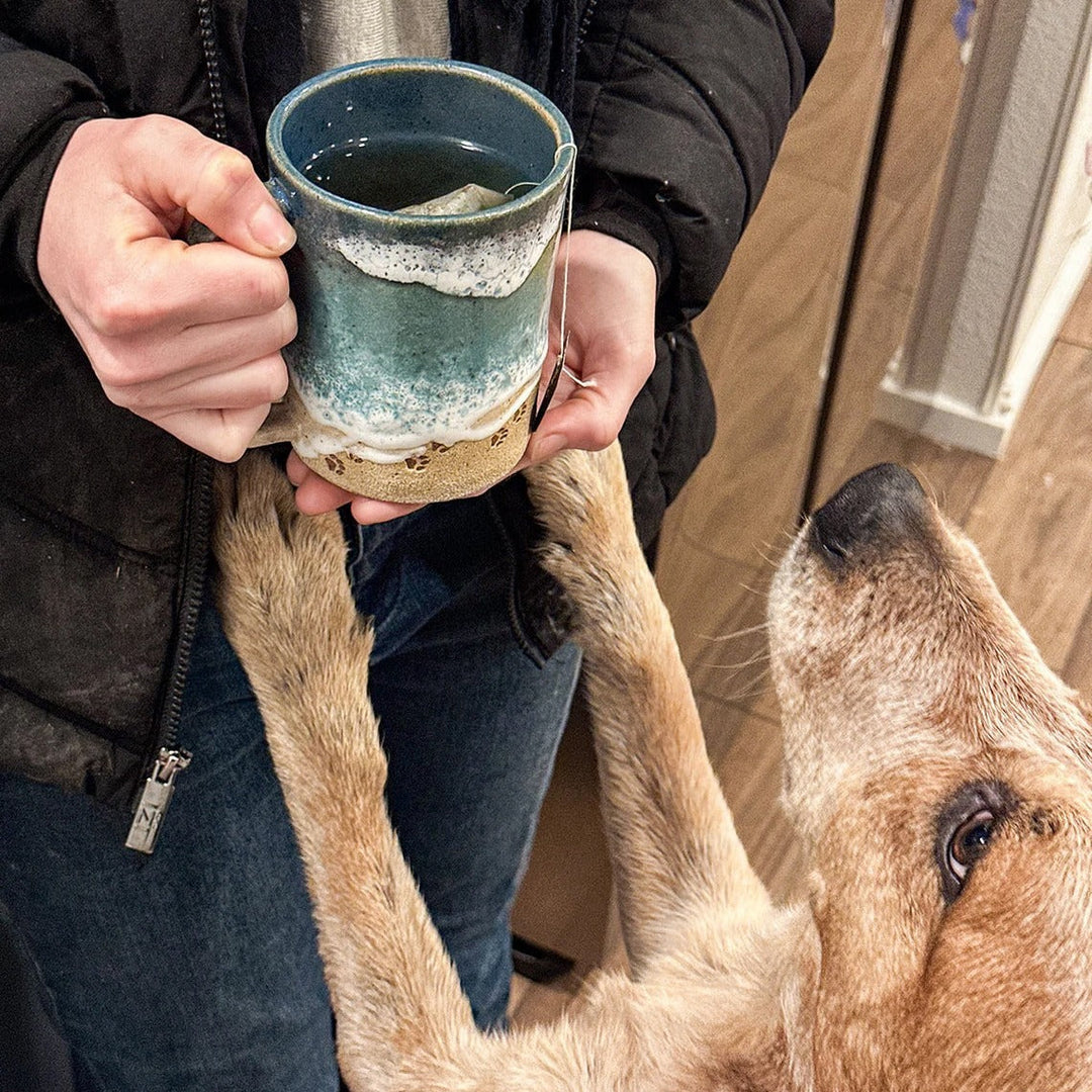 Paw 3D Utskrevet Keramisk Kystlinje Kaffe Mugge | Norvo
