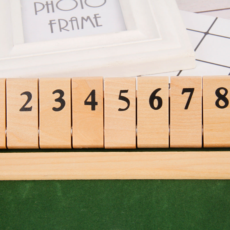 Norvo | Shut The Box Spill - Morsomt Bordmatspill for Voksne & Barn