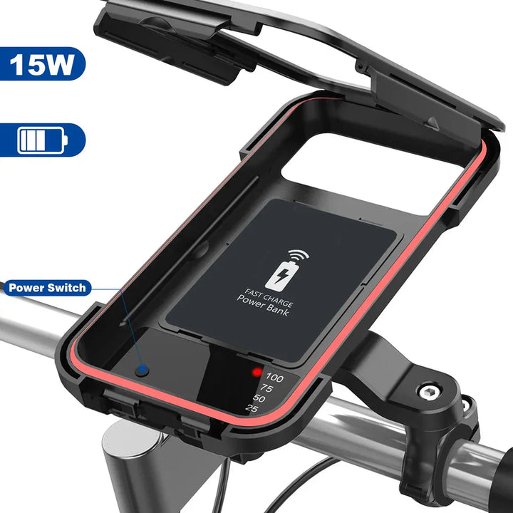 Norvo | 15W Powerbank-Vannavstøtende Fest for Sykkelstyre