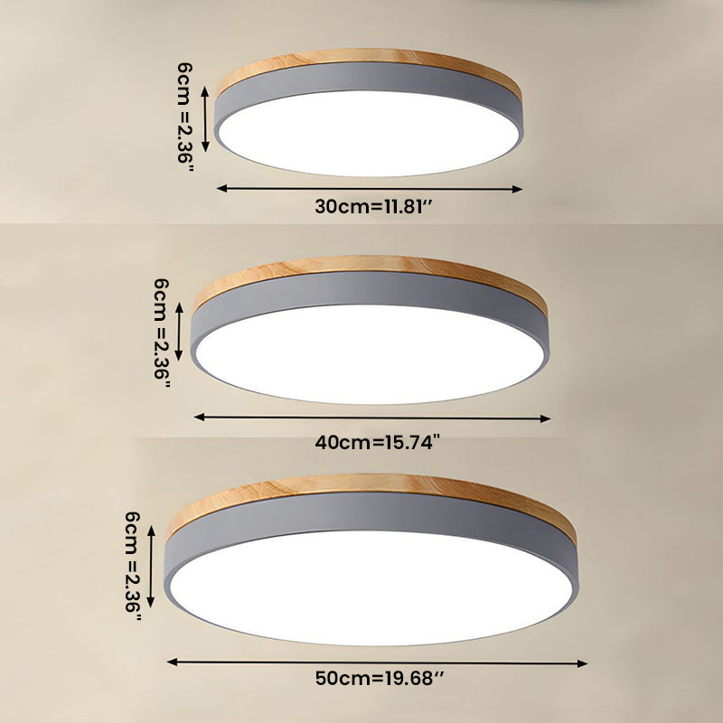 Norvo | Taklampe Moderne Tre LED Innfelte Fitting