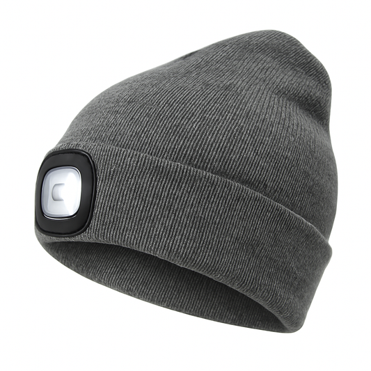 Norvo | Beanie lue med oppladbart LED-hodelys