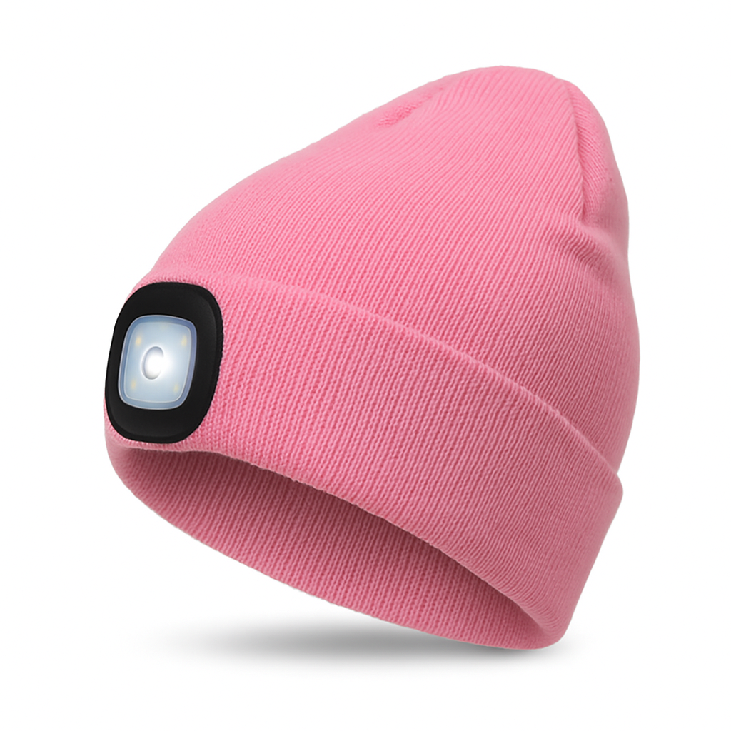 Norvo | Beanie lue med oppladbart LED-hodelys