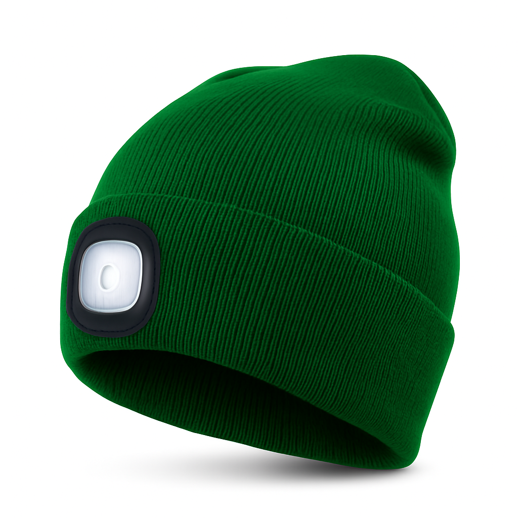 Norvo | Beanie lue med oppladbart LED-hodelys
