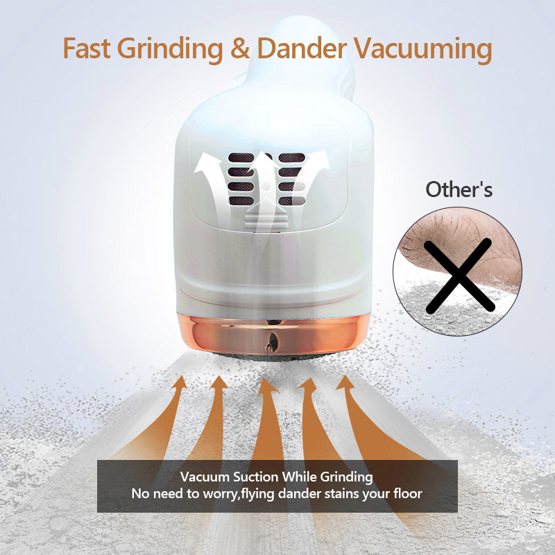 Norvo | Elektrisk callusfjerner fotvorter døde hud behandling oppladbar skraper plommelignende peeling for myke tær