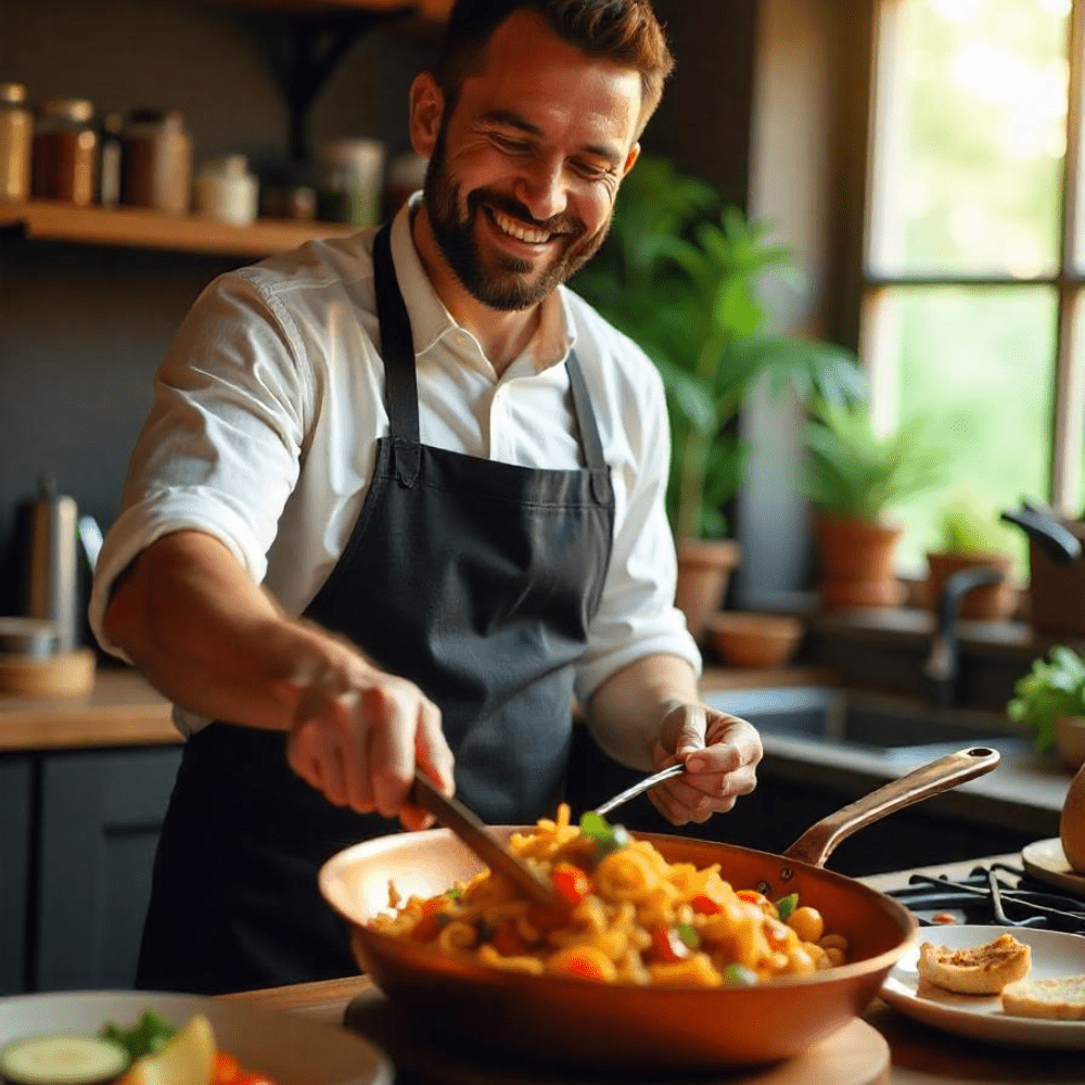 Norvo | Profesjonell kobberpanne med non-stick belegg og perfekt varmefordeling