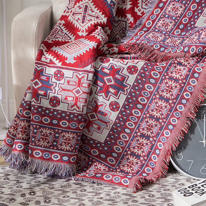 Bohemske strikkede kaster for sofasmykke | Norvo