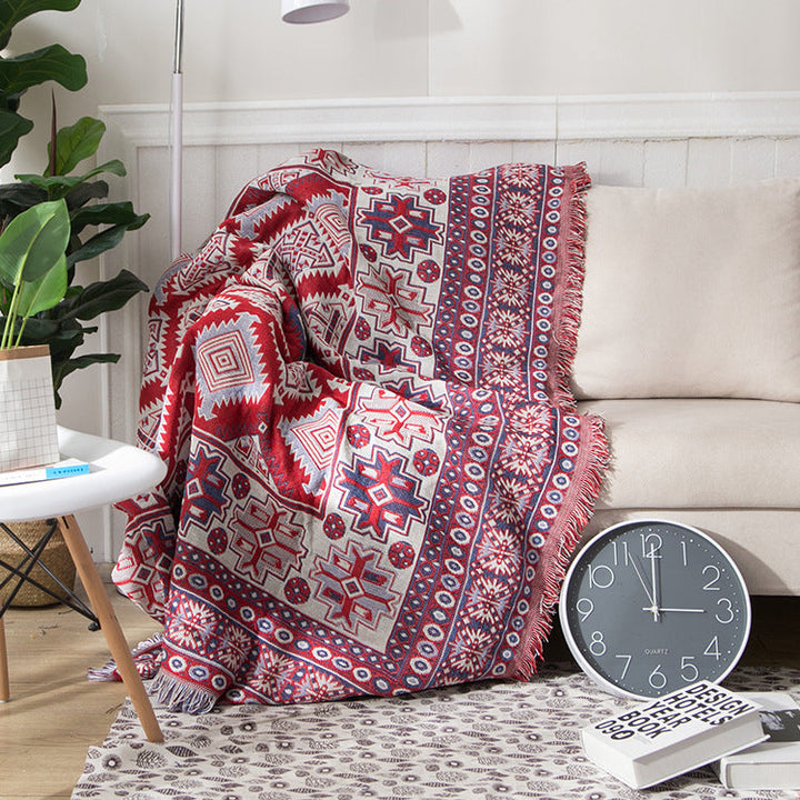 Bohemske strikkede kaster for sofasmykke | Norvo