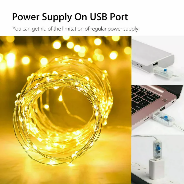 Norvo | Julefe-lignende string gardinlys