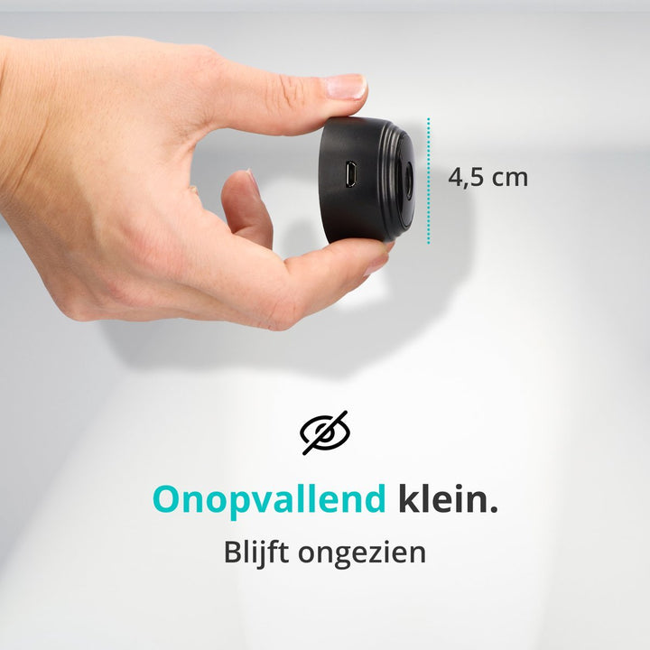 Norvo | SafetyCam WiFi Kamera - Ultra Kompakt 1080p WiFi Kamera for Maksimal Sikkerhet