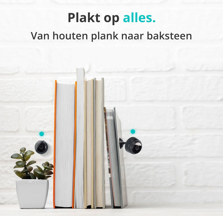 Norvo | SafetyCam WiFi Kamera - Ultra Kompakt 1080p WiFi Kamera for Maksimal Sikkerhet