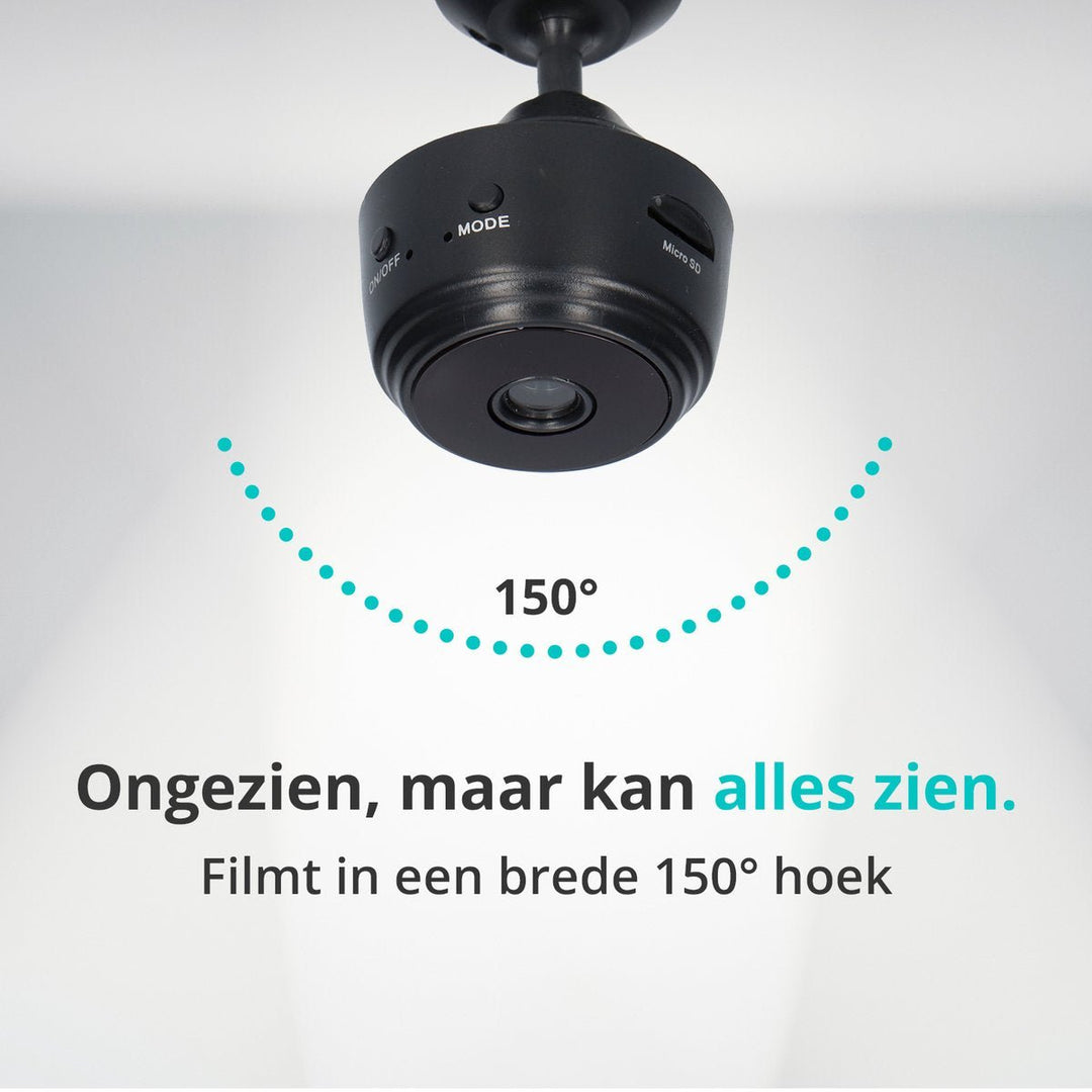 Norvo | SafetyCam WiFi Kamera - Ultra Kompakt 1080p WiFi Kamera for Maksimal Sikkerhet