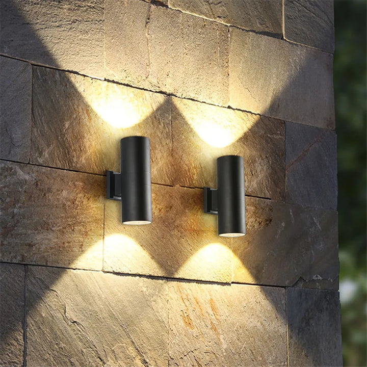 Aluminiums utendørs vegglampe med LED - Moderne belysning for hage og terrasse | Norvo